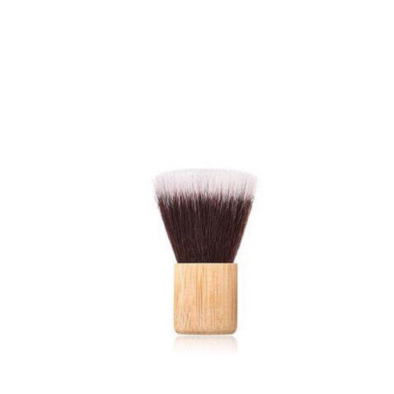 Vegan Mini 3 Piece Blush & Foundation Makeup Brush- Bamboo and Silver Makeup Brushes Hurtig Lane