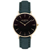 Hymnal Vegan Suede Watch Gold, Black & Duck Egg - Hurtig Lane - sustainable- vegan-ethical- cruelty free