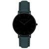 Hymnal Vegan Watch Tweed All Black & Grey - Hurtig Lane - sustainable- vegan-ethical- cruelty free