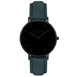 Hymnal Vegan Watch Tweed All Black & Grey - Hurtig Lane - sustainable- vegan-ethical- cruelty free