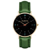 Moderna Vegan Leather Watch Gold, Black & Tan - Hurtig Lane - sustainable- vegan-ethical- cruelty free