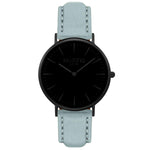 Hymnal Vegan Suede Watch All Black & Forest - Hurtig Lane - sustainable- vegan-ethical- cruelty free