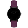 Hymnal Vegan Watch Tweed All Black & Grey - Hurtig Lane - sustainable- vegan-ethical- cruelty free