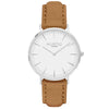 Hymnal Vegan Watch Tweed Silver, White & Grey - Hurtig Lane - sustainable- vegan-ethical- cruelty free