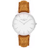 Hymnal Vegan Watch Tweed Silver, White & Grey Watch Hurtig Lane Vegan Watches