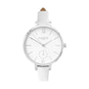 damen vegane uhren. vegan watch silver, white vegan leather petite women's vegan watch