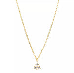 Vistosa Trio Gold Necklace- Champagne Necklaces Hurtig Lane 