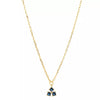 Vistosa Trio Gold Necklace- Champagne Necklaces Hurtig Lane 