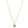 Vistosa Trio Gold Necklace- Champagne Necklaces Hurtig Lane 