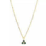 Vistosa Trio Gold Necklace- Champagne Necklaces Hurtig Lane 