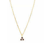 Vistosa Trio Gold Necklace- Champagne Necklaces Hurtig Lane 