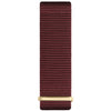 Maroon and Rose Gold Nylon Nato Strap watch strap Hurtig Lane Vegan Watches