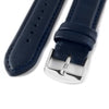 blue vegan leather 20mm watch strap