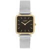 Neliö Square Stainless Steel Watch Gold, Black & Silver Watch Hurtig Lane Vegan Watches