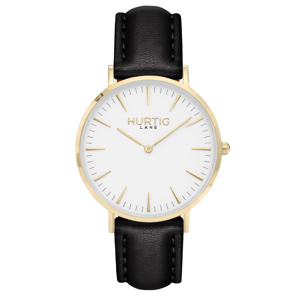 vegan watch gold and tan