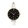 Amalfi Petite Stainless Steel Watch Gold, Black & Gold Watch Hurtig Lane Vegan Watches