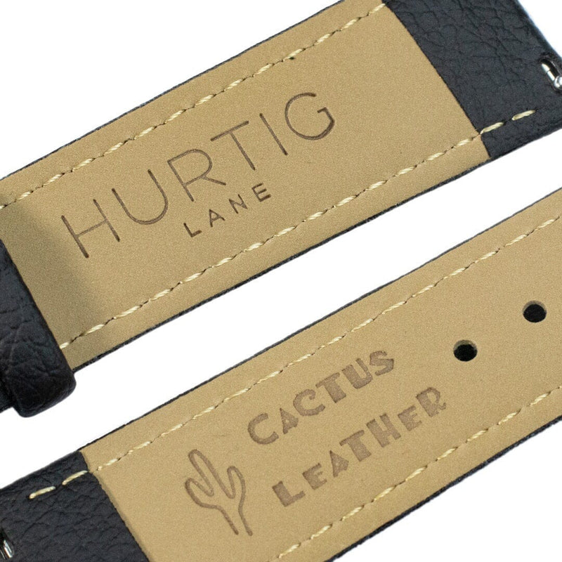 black cactus leather strap logo