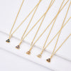 Vistosa Trio Gold Necklace- Champagne Necklaces Hurtig Lane 